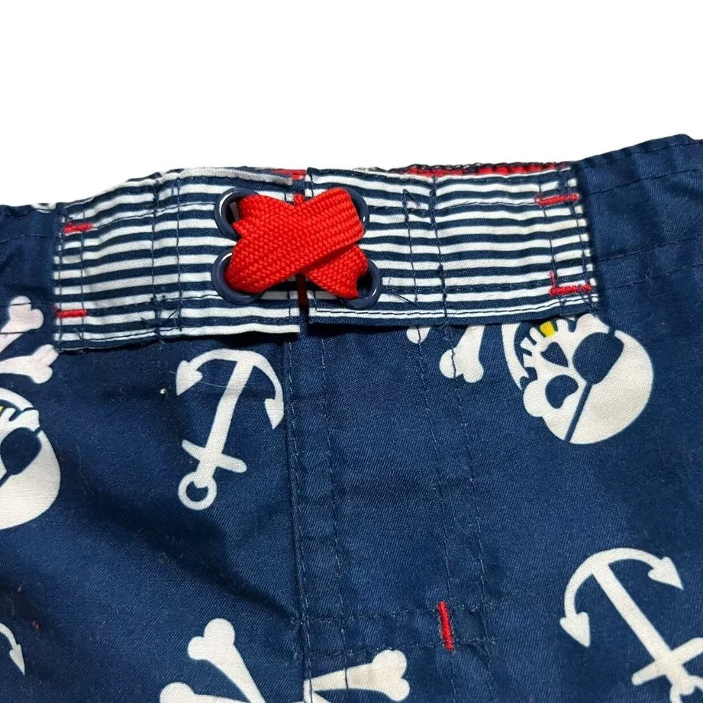 Mick Mack Ltd 12m Nautical Pirate Anchor Swim Trunks